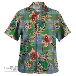 Scottish Irvine of Bonshaw Ancient Clan Tartan Hawaiian Shirt - Tropical Old Style Scottish Plaid Tartan Plaid