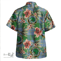 Scottish Irvine of Bonshaw Ancient Clan Tartan Hawaiian Shirt - Tropical Old Style Scottish Plaid Tartan Plaid