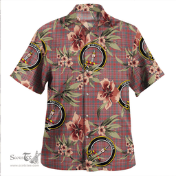 Scottish MacAlister Weathered Clan Tartan Hawaiian Shirt - Tropical Old Style Scottish Plaid Tartan Plaid