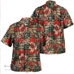 Scottish Gillespie Modern Clan Tartan Hawaiian Shirt - Tropical Old Style Scottish Plaid Tartan Plaid