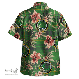 Scottish MacArthur Ancient Clan Tartan Hawaiian Shirt - Tropical Old Style Scottish Plaid Tartan Plaid