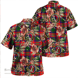 Scottish Hopkirk Clan Tartan Hawaiian Shirt - Tropical Old Style Scottish Plaid Tartan Plaid