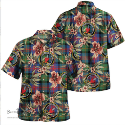 Scottish Logan Modern Clan Tartan Hawaiian Shirt - Tropical Old Style Scottish Plaid Tartan Plaid
