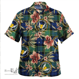 Scottish Hogarth Modern Clan Tartan Hawaiian Shirt - Tropical Old Style Scottish Plaid Tartan Plaid