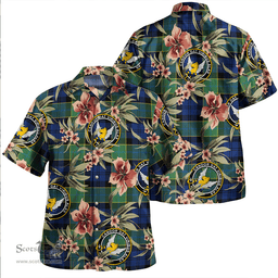 Scottish Hogarth Modern Clan Tartan Hawaiian Shirt - Tropical Old Style Scottish Plaid Tartan Plaid