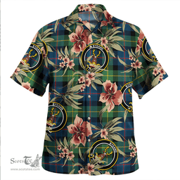 Scottish Huntly Gordon Gathering 2000 Modern Clan Tartan Hawaiian Shirt - Tropical Old Style Scottish Plaid Tartan Plaid