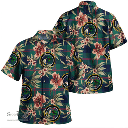 Scottish Laurie Modern Clan Tartan Hawaiian Shirt - Tropical Old Style Scottish Plaid Tartan Plaid