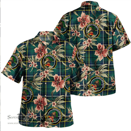 Scottish MacAlpine Modern Clan Tartan Hawaiian Shirt - Tropical Old Style Scottish Plaid Tartan Plaid