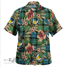 Scottish Hogarth Ancient Clan Tartan Hawaiian Shirt - Tropical Old Style Scottish Plaid Tartan Plaid