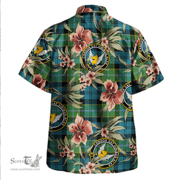 Scottish Hogarth Ancient Clan Tartan Hawaiian Shirt - Tropical Old Style Scottish Plaid Tartan Plaid