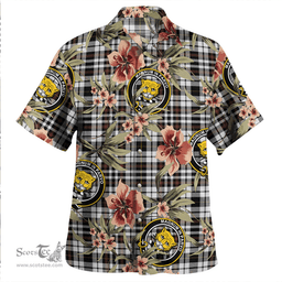 Scottish Little Arisaid Modern Clan Tartan Hawaiian Shirt - Tropical Old Style Scottish Plaid Tartan Plaid
