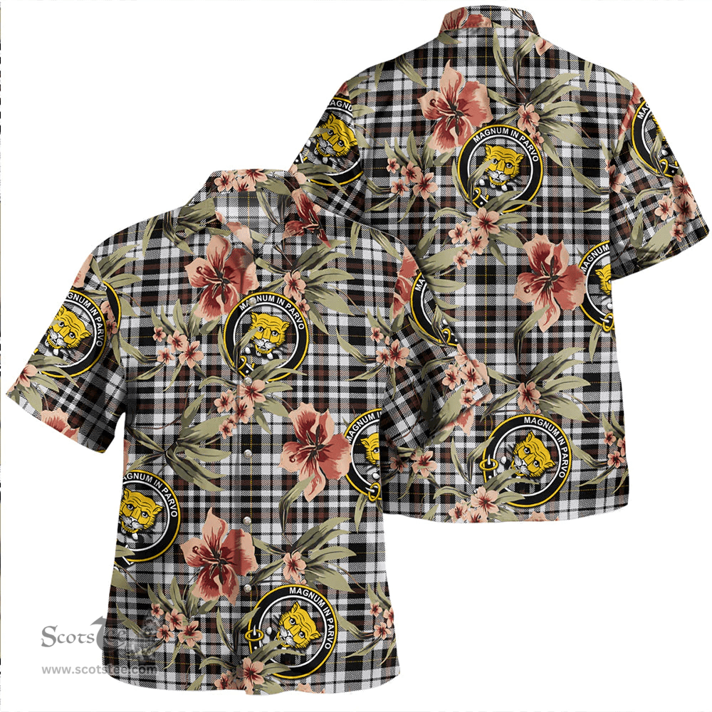 Scottish Little Arisaid Modern Clan Tartan Hawaiian Shirt - Tropical Old Style Scottish Plaid Tartan Plaid