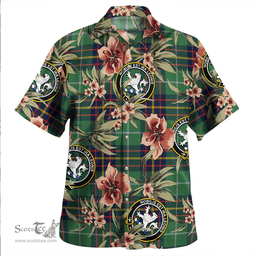 Scottish Inglis Modern Clan Tartan Hawaiian Shirt - Tropical Old Style Scottish Plaid Tartan Plaid