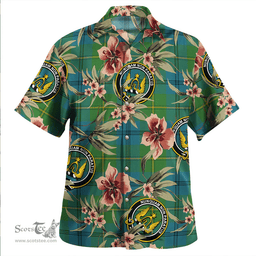 Scottish Johnstone (Johnson) Ancient Clan Tartan Hawaiian Shirt - Tropical Old Style Scottish Plaid Tartan Plaid