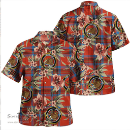 Scottish Leslie Ancient Clan Tartan Hawaiian Shirt - Tropical Old Style Scottish Plaid Tartan Plaid