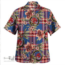 Scottish Laing of Archiestown (Lang of Archiestown) Modern Clan Tartan Hawaiian Shirt - Tropical Old Style Scottish Plaid Tartan Plaid