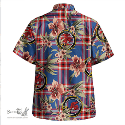 Scottish Laing of Archiestown (Lang of Archiestown) Modern Clan Tartan Hawaiian Shirt - Tropical Old Style Scottish Plaid Tartan Plaid
