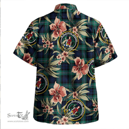 Scottish Lyon (Liall/Lyall/Lyle) Modern Clan Tartan Hawaiian Shirt - Tropical Old Style Scottish Plaid Tartan Plaid