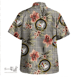 Scottish Halliday (Holliday) Weathered Clan Tartan Hawaiian Shirt - Tropical Old Style Scottish Plaid Tartan Plaid