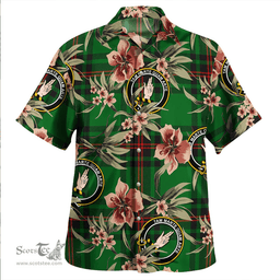 Scottish Logie Clan Tartan Hawaiian Shirt - Tropical Old Style Scottish Plaid Tartan Plaid