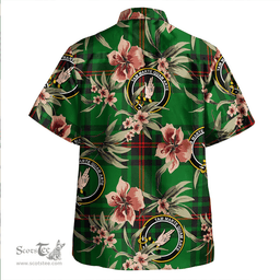 Scottish Logie Clan Tartan Hawaiian Shirt - Tropical Old Style Scottish Plaid Tartan Plaid