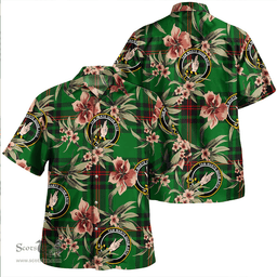 Scottish Logie Clan Tartan Hawaiian Shirt - Tropical Old Style Scottish Plaid Tartan Plaid