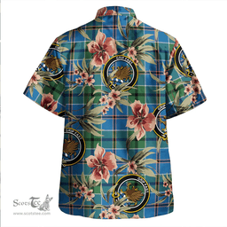 Scottish Leslie of the Hebrides Ancient Clan Tartan Hawaiian Shirt - Tropical Old Style Scottish Plaid Tartan Plaid