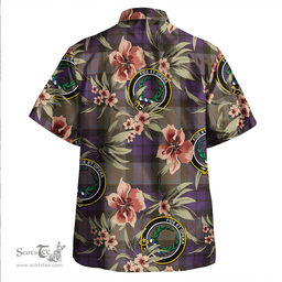 Scottish MacArthur of Milton Weathered Clan Tartan Hawaiian Shirt - Tropical Old Style Scottish Plaid Tartan Plaid