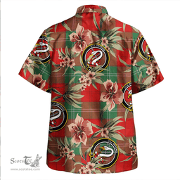 Scottish Lennox Modern Clan Tartan Hawaiian Shirt - Tropical Old Style Scottish Plaid Tartan Plaid