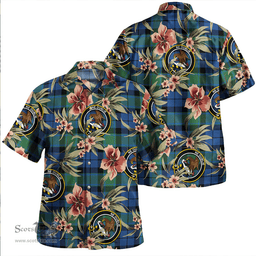 Scottish Graham of Menteith Modern Clan Tartan Hawaiian Shirt - Tropical Old Style Scottish Plaid Tartan Plaid