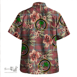 Scottish Leighton Weathered Clan Tartan Hawaiian Shirt - Tropical Old Style Scottish Plaid Tartan Plaid