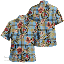 Scottish Laing (Lang) Ancient Clan Tartan Hawaiian Shirt - Tropical Old Style Scottish Plaid Tartan Plaid