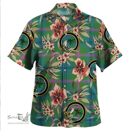 Scottish Laurie Ancient Clan Tartan Hawaiian Shirt - Tropical Old Style Scottish Plaid Tartan Plaid