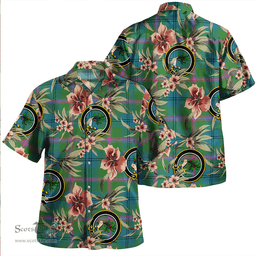 Scottish Laurie Ancient Clan Tartan Hawaiian Shirt - Tropical Old Style Scottish Plaid Tartan Plaid