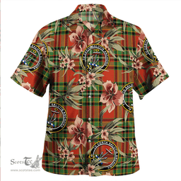 Scottish Gillespie Ancient Clan Tartan Hawaiian Shirt - Tropical Old Style Scottish Plaid Tartan Plaid