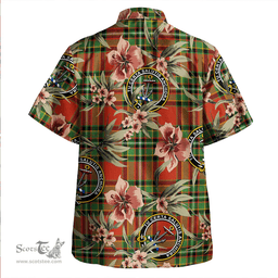 Scottish Gillespie Ancient Clan Tartan Hawaiian Shirt - Tropical Old Style Scottish Plaid Tartan Plaid