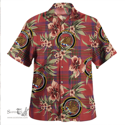 Scottish Leslie Weathered Clan Tartan Hawaiian Shirt - Tropical Old Style Scottish Plaid Tartan Plaid