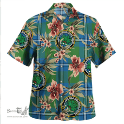 Scottish Irvine Ancient Clan Tartan Hawaiian Shirt - Tropical Old Style Scottish Plaid Tartan Plaid