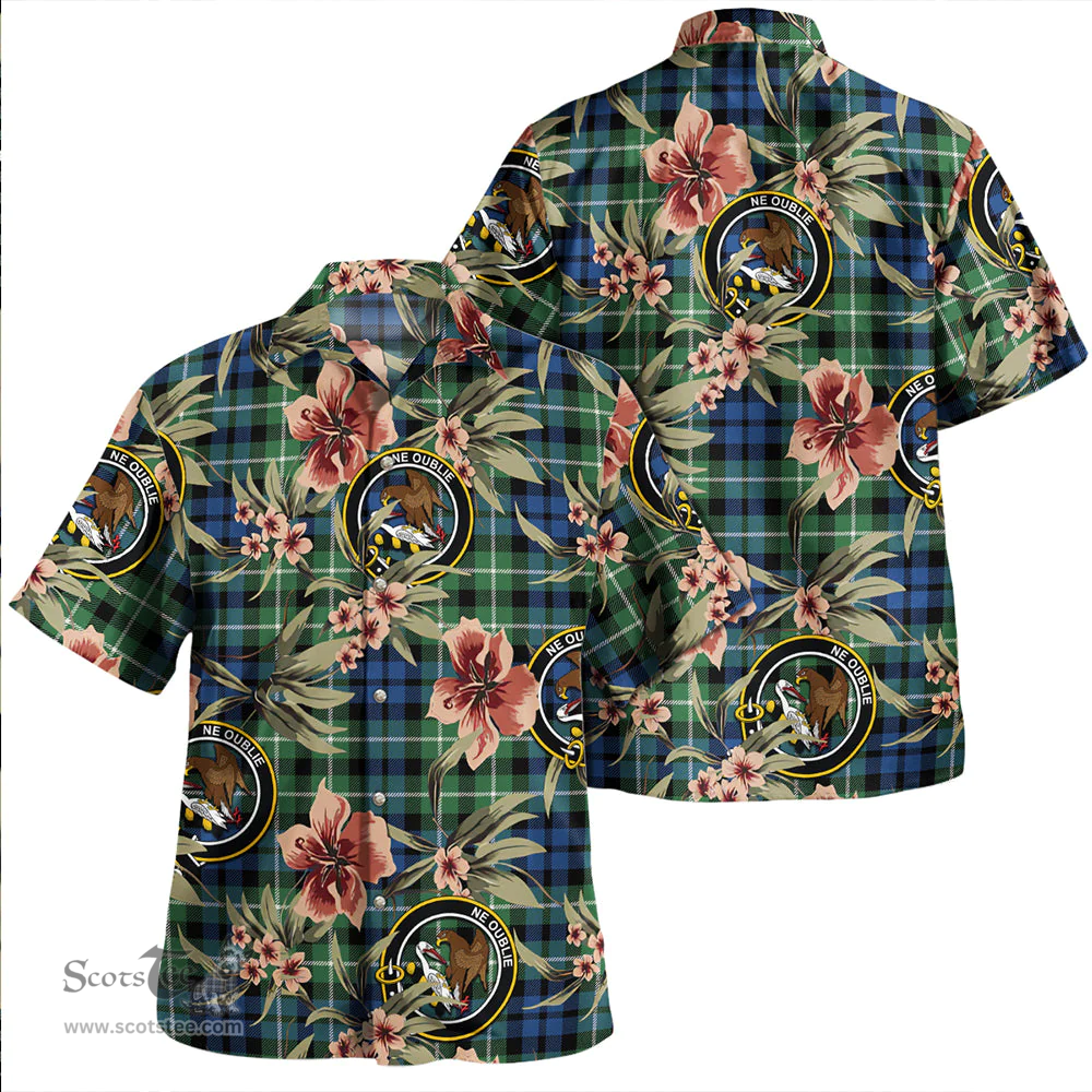 Scottish Graham of Montrose Modern Clan Tartan Hawaiian Shirt - Tropical Old Style Scottish Plaid Tartan Plaid
