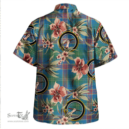Scottish Hart Ancient Clan Tartan Hawaiian Shirt - Tropical Old Style Scottish Plaid Tartan Plaid