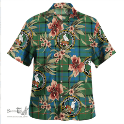 Scottish Lauder Ancient Clan Tartan Hawaiian Shirt - Tropical Old Style Scottish Plaid Tartan Plaid