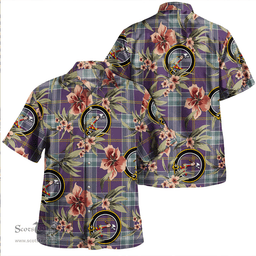 Scottish Jackson Weathered Clan Tartan Hawaiian Shirt - Tropical Old Style Scottish Plaid Tartan Plaid