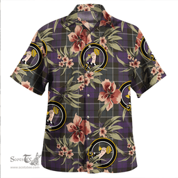 Scottish Lennie Weathered Clan Tartan Hawaiian Shirt - Tropical Old Style Scottish Plaid Tartan Plaid