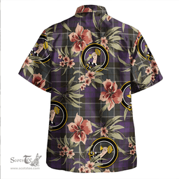 Scottish Lennie Weathered Clan Tartan Hawaiian Shirt - Tropical Old Style Scottish Plaid Tartan Plaid