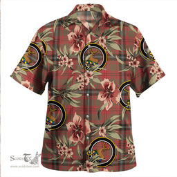Scottish Fulton 1999 Weathered Clan Tartan Hawaiian Shirt - Tropical Old Style Scottish Plaid Tartan Plaid
