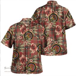 Scottish Fulton 1999 Weathered Clan Tartan Hawaiian Shirt - Tropical Old Style Scottish Plaid Tartan Plaid