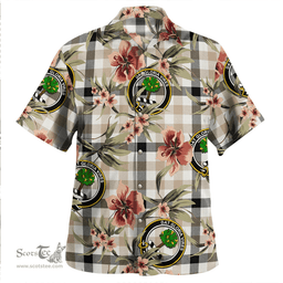 Scottish Hogg Weathered Clan Tartan Hawaiian Shirt - Tropical Old Style Scottish Plaid Tartan Plaid