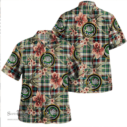 Scottish Innes of Cowie Ancient Clan Tartan Hawaiian Shirt - Tropical Old Style Scottish Plaid Tartan Plaid