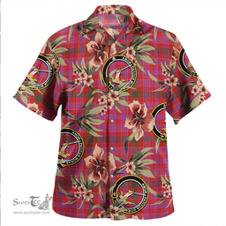 Scottish Lumsden of Clova Modern Clan Tartan Hawaiian Shirt - Tropical Old Style Scottish Plaid Tartan Plaid