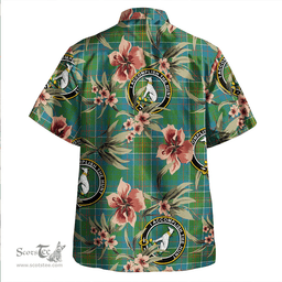 Scottish Hunter of Hunterston (Michael of Hunterston) Ancient Clan Tartan Hawaiian Shirt - Tropical Old Style Scottish Plaid Tartan Plaid